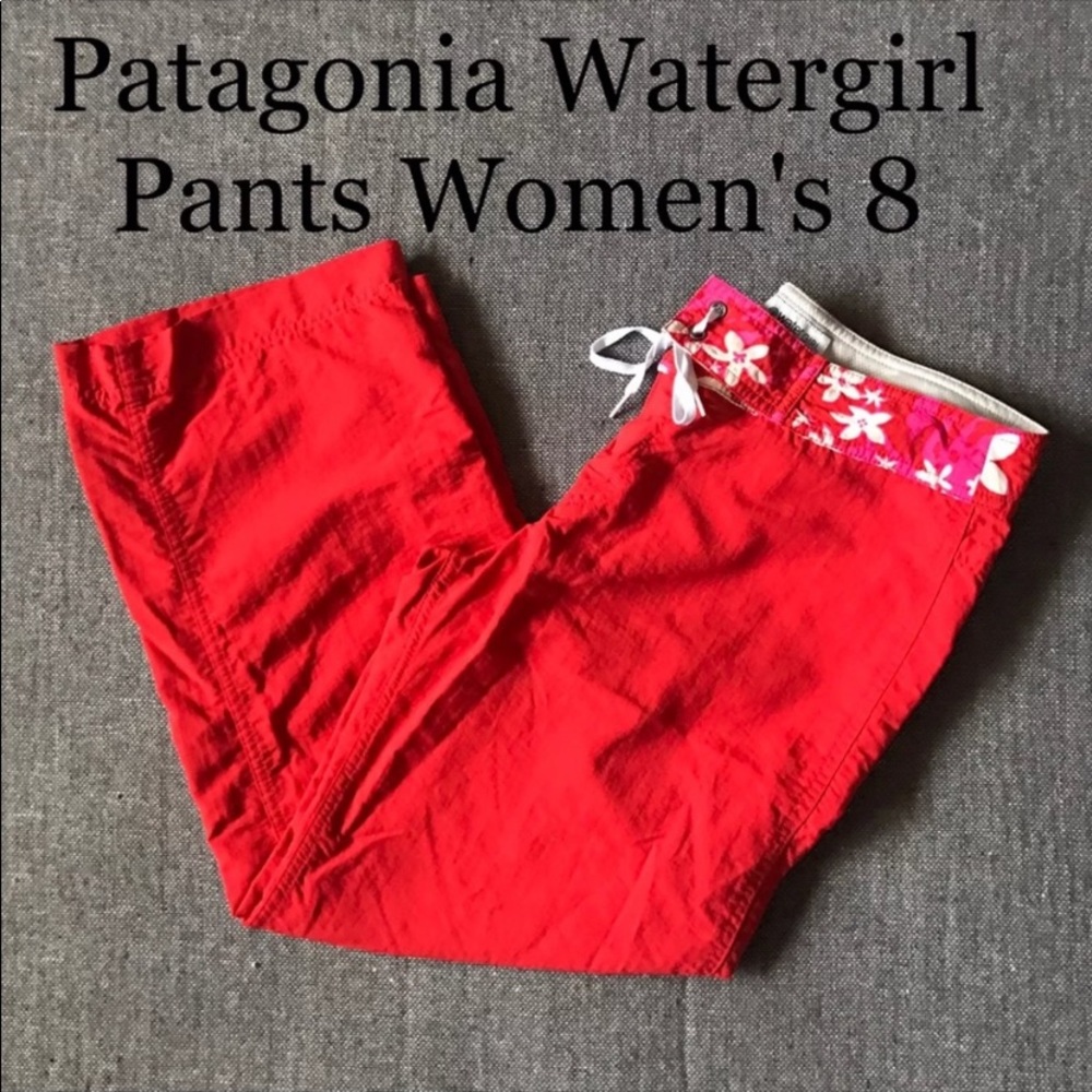 Patagonia water proof pants size 8 watergirl capri